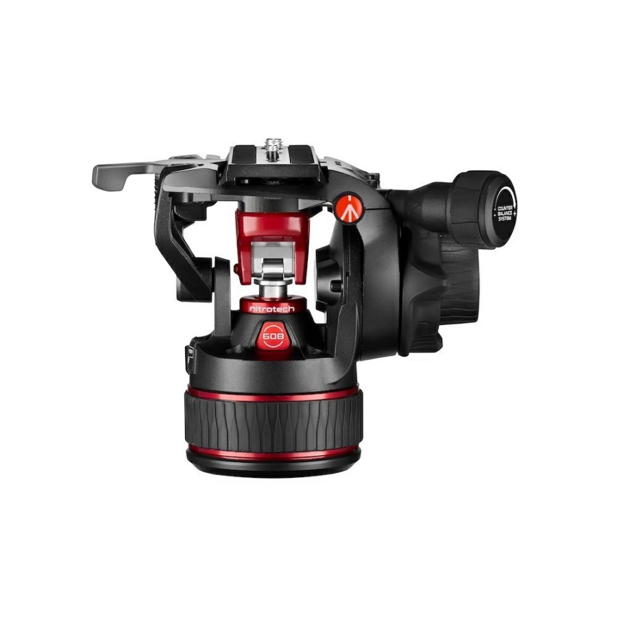 VIDEOSTATIV Manfrotto | Nitrotech 608 Vaeskedempet Videohode Med Kontinuerlig Cbs