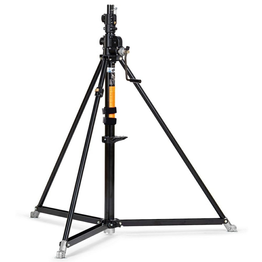 Lys Manfrotto | Super Wind Up Blck Steel Stand