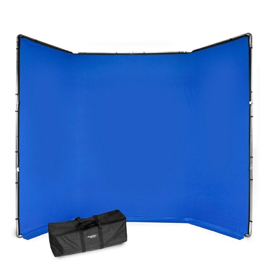 Lys Manfrotto | Background Kit Chroma Key 4301Kb 4 X 2.9M Blue