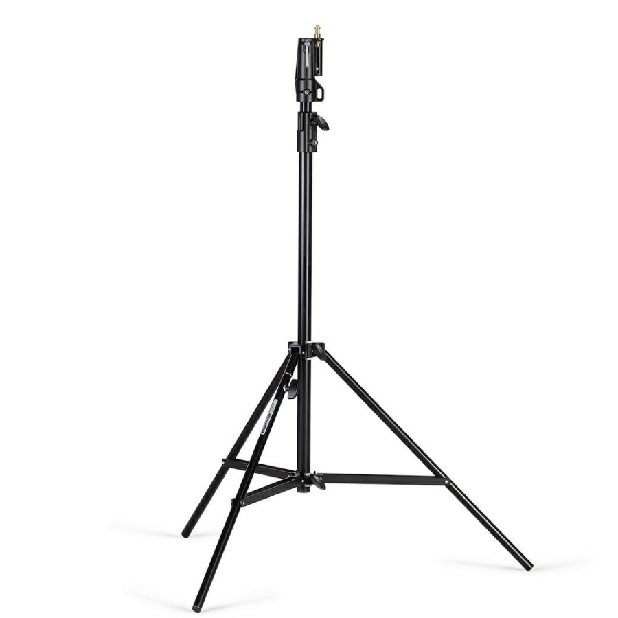 Lys Manfrotto | Lysstativ 2-Seksjoner Aluminium Svart