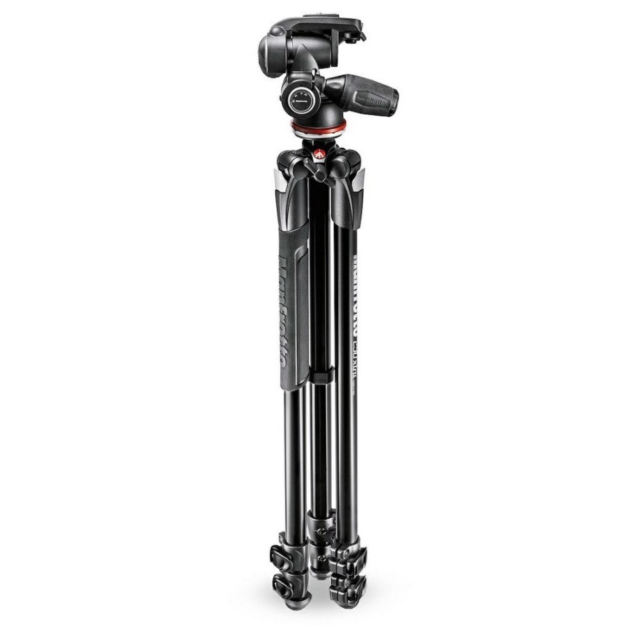 KAMERA Manfrotto | 290 Xtra 3-Seksjoners Aluminiumsstativ Med Treveishode