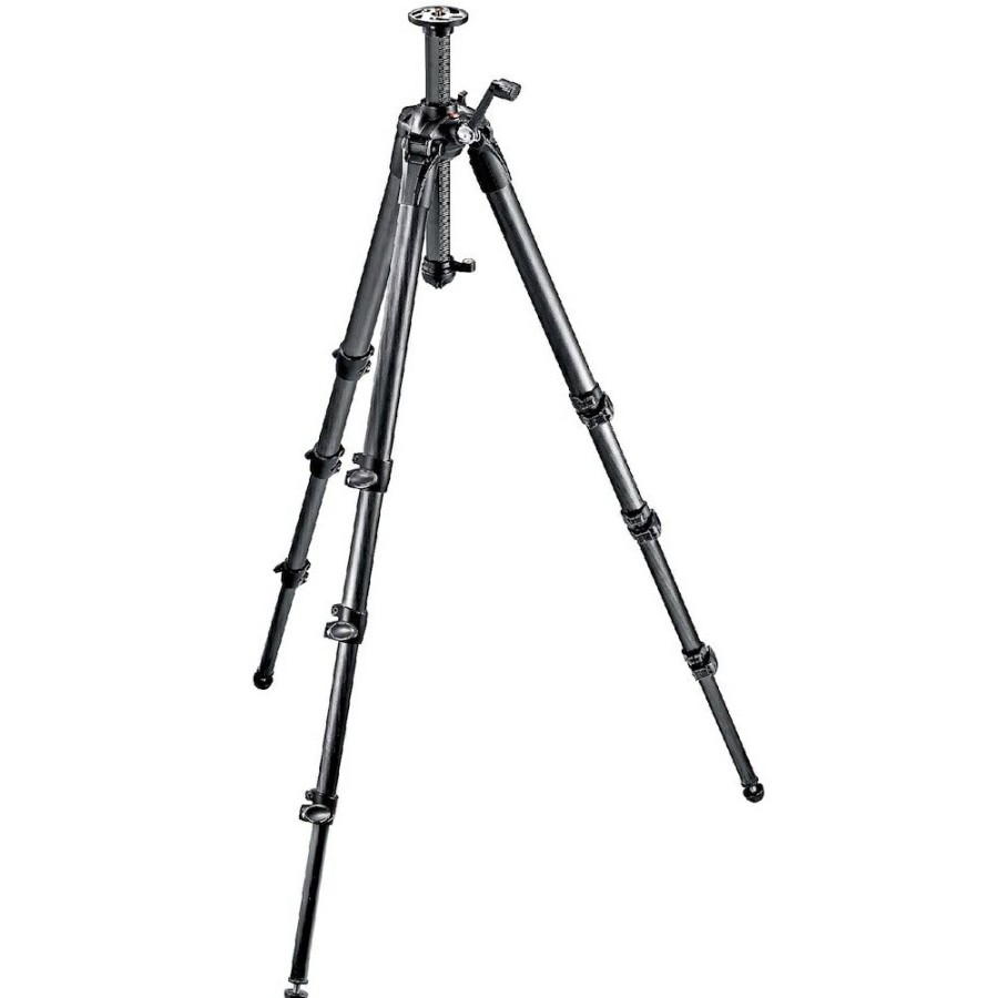 FOTOSTATIV Manfrotto | 057 Karbonfiberstativ 4-Seksjoner Tannstangmidtsoyle