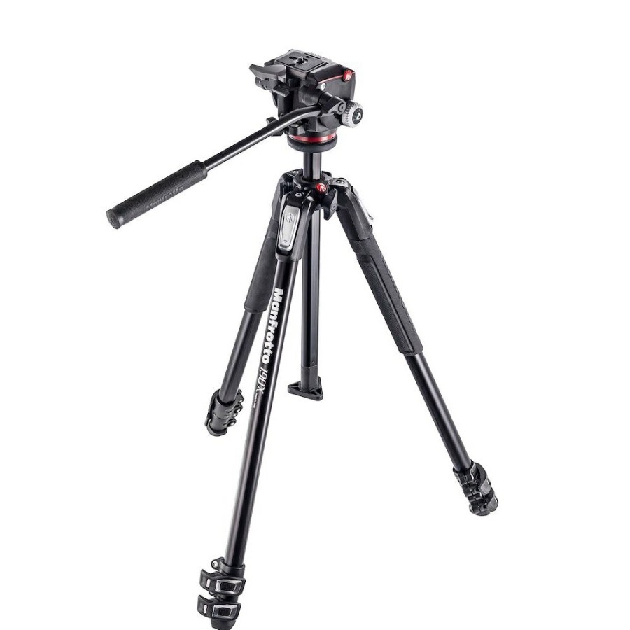 KAMERA Manfrotto | 190X 3-Seksjoners Alustativ Med Mhxpro-2W Vaeskedempet Hode