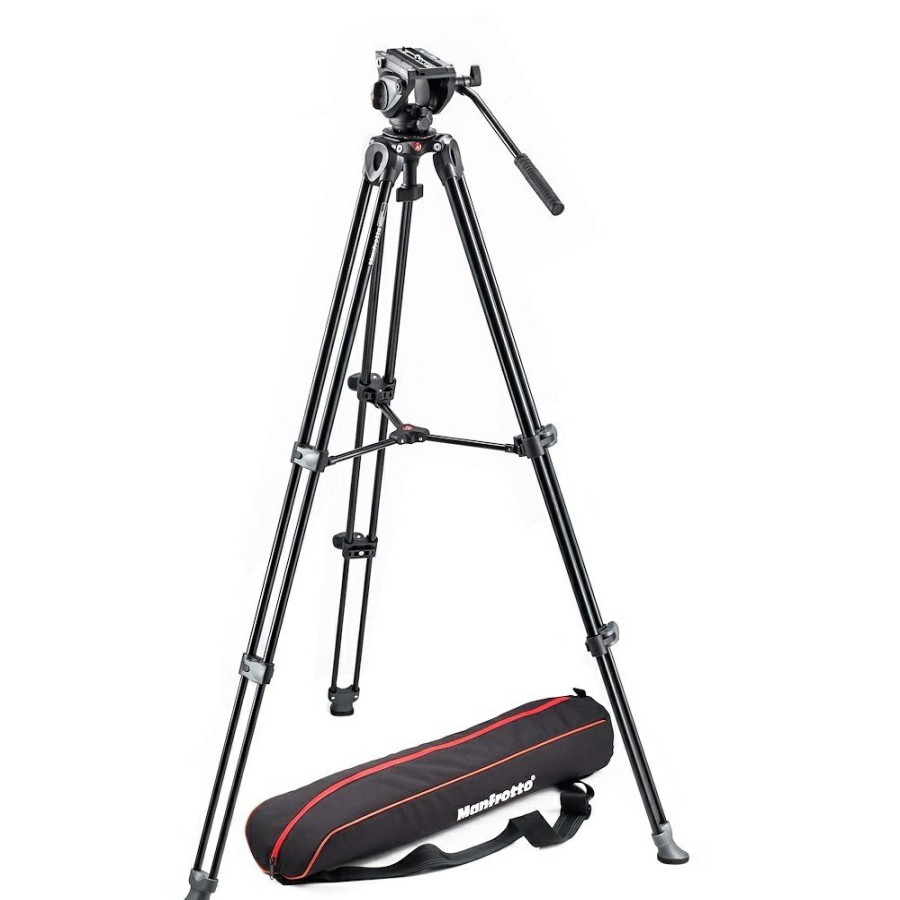 KAMERA Manfrotto | Lettvekts Vaeskedempet Videostativ Twin/Gulvtriangel