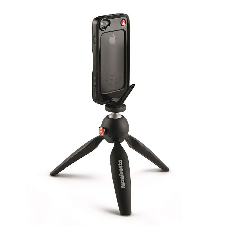 SMARTTELEFONER, ACTIONKAMERA & DRONER Manfrotto | Red Bumper For Iphone 5/5S + Kickstand + Hand-Wrist Strap