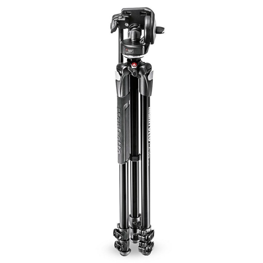 FOTOGRAFISK STIL Manfrotto | 290 Xtra 3-Seksjoners Aluminiumsstativ Med 128Rc Vaeskehode