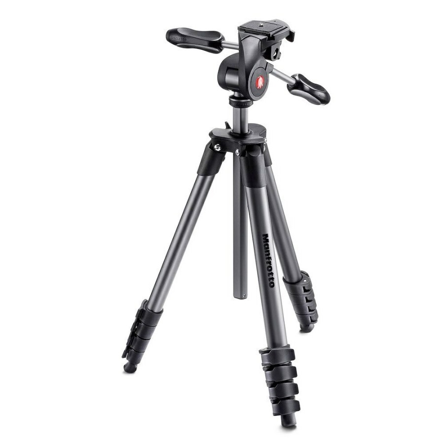 KAMERA Manfrotto | Compakt Advanced Stativ Med Treveishode Svart