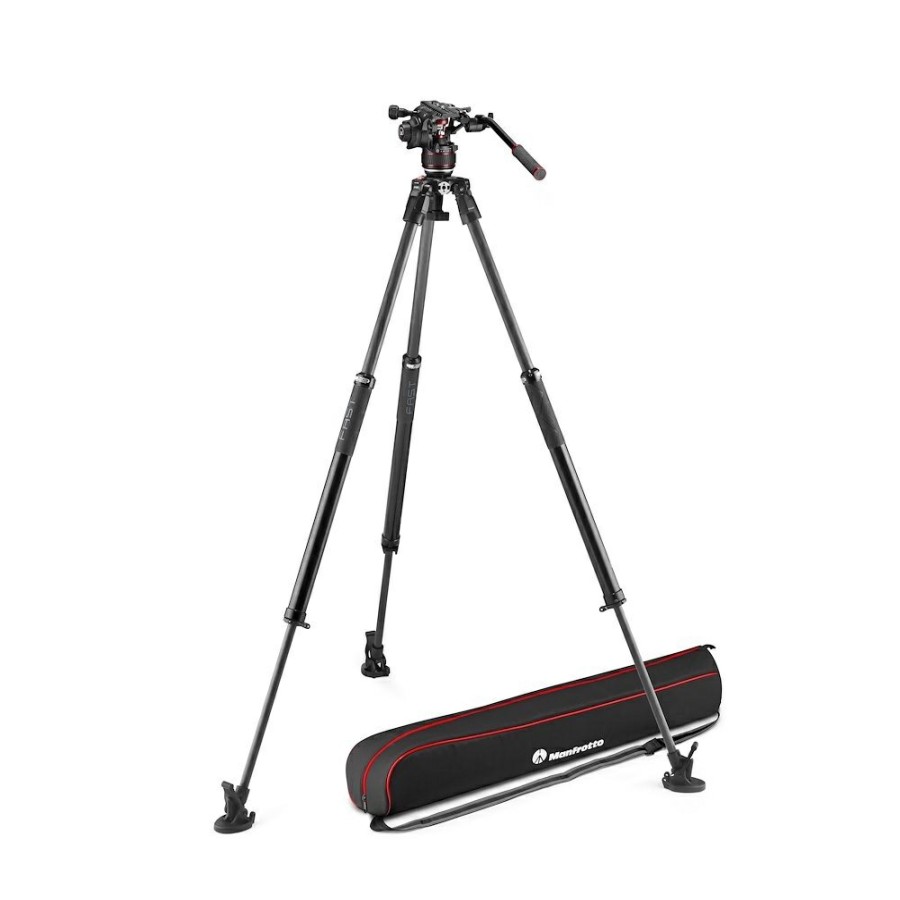 VIDEOSTATIV Manfrotto | Nitrotech 608 Med 635 Fast Videostativ Karbonfiber