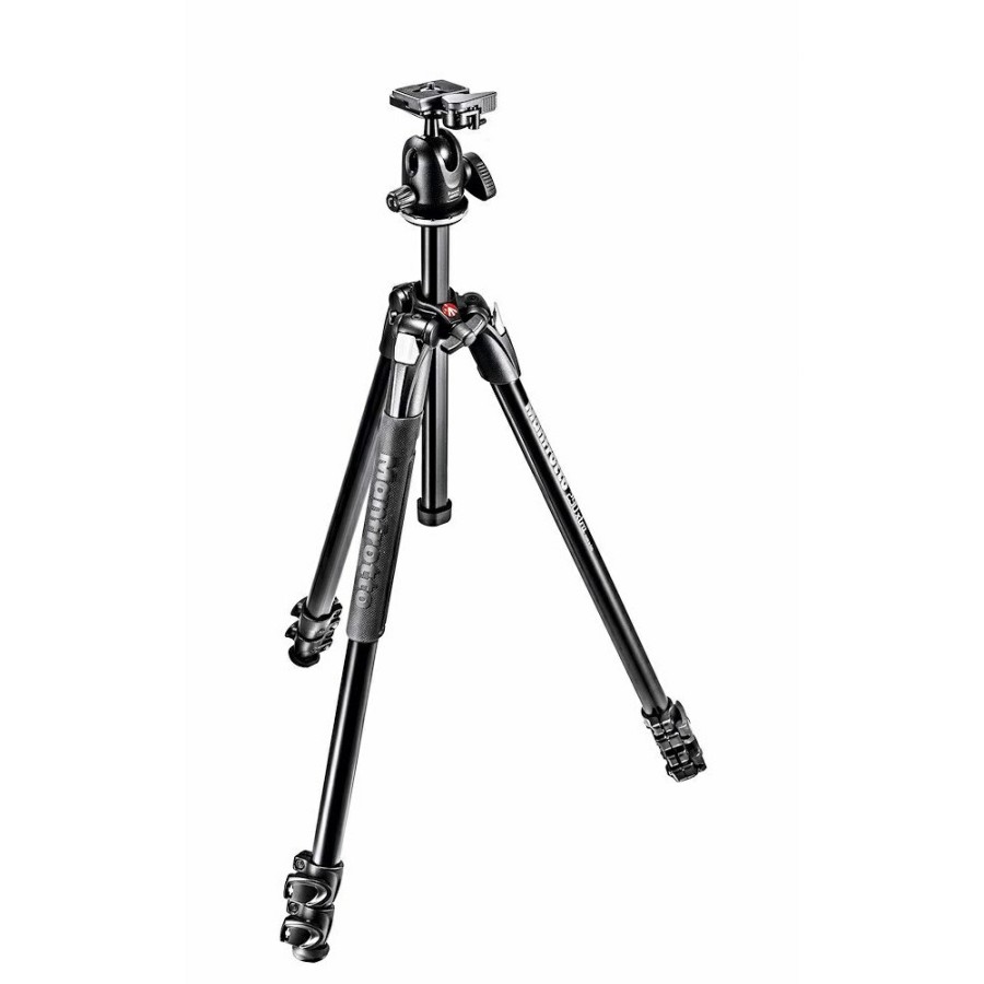 KAMERA Manfrotto | 290 Xtra 3-Seksjoners Aluminiumsstativ Med Kulehode