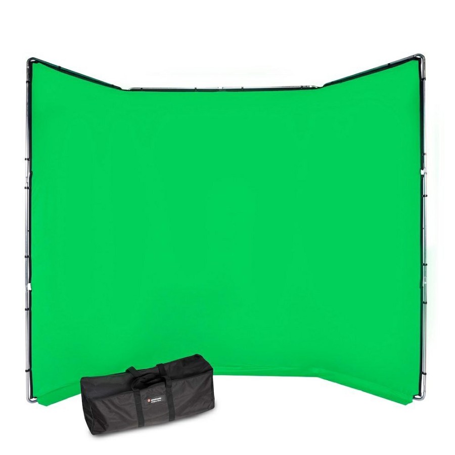 Lys Manfrotto | Background Kit Chroma Key 4301Kg 4 X 2.9M Gronn